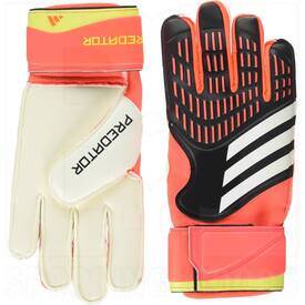 Adidas Adult Predator Goalkeeper Black/Orange, Color: Black/Scarlet Red, Size: 12
