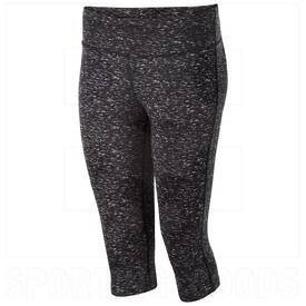 Augusta Sports Ladies Hyperform Compression Capri Black Space Dye, Color: Black/Graphite, Size: XS