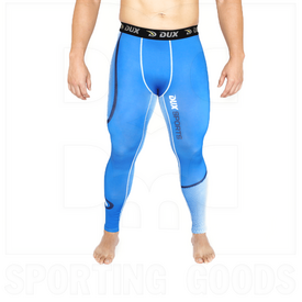 Dux Sports Dots Compression Pant Blue, Color: Columbia Blue, Size: YM