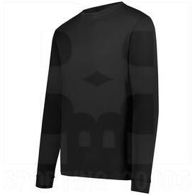 Augusta Sportswear Nexgen Wicking Long Sleeve Shirt Black, Color: Black, Size: S
