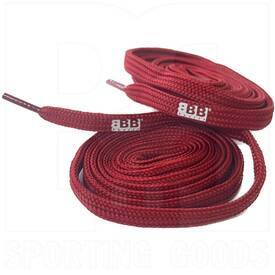 BBB Sports 51” Athletic Shoelaces Pair Scarlet Red, Color: Scarlet Red