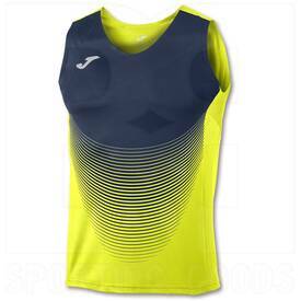 Joma Sleeveless T-Shirt Elite VI Yellow/Navy, Color: Yellow, Size: S