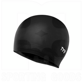 TYR Latex Adult Swim Cap Black, Color: Black