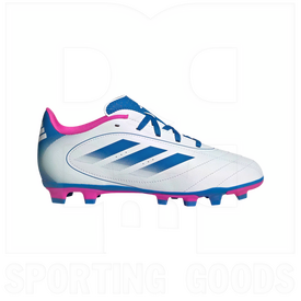 Adidas Kids' Goletto IX FG/MG Soccer Cleats White/Pink/Royal Blue, Color: White/Royal Blue, Size: 10K