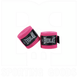Everlast Elite Boxing Hand Wraps 120" Pink, Color: Pink