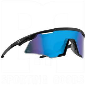Zol Kom Sunglasses Black w/ Blue Lens, Color: Black/Royal Blue