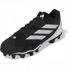 Adidas Adizero Impact 2.0 Baseball & Softball Molded Cleats Black/White, Color: Black/White, Size: Men's 7.5/Women's 9