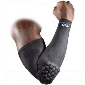 McDavid Protective Arm Sleeve with Pad, Color: Black, Size: L