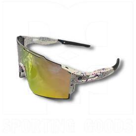 Dux Sports Sunglasses White/Pink Dotted