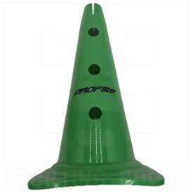 Proflite Training Cone With Holes 16" Green, Color: Kelly Green