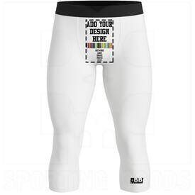 BBB Sports Custom Sublimated Compression 3/4 Pant, Color: Customize, Size: Roster