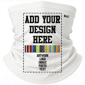 BBB Sports Custom Sublimated Bandana Neck Gaiter, Color: Customize