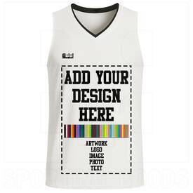 BBB Sports Custom Sublimated Reversible V Neck Court Jersey