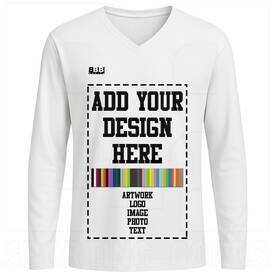 BBB Sports Custom Sublimated V-Neck Long Sleeve Shirt