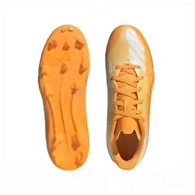 Adidas F50 Messi League Firm Ground / Multi Ground Soccer Cleats Kids, Color: Orange, Size: 10.5K