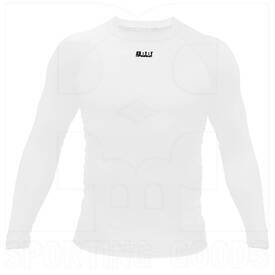BBB Sports Athletic Performance Compression Long Sleeve Shirt White, Color: White, Size: S