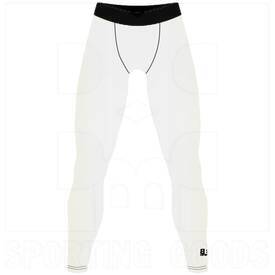 BBB Sports Athletic Performance Compression Pant White, Color: White, Size: XL