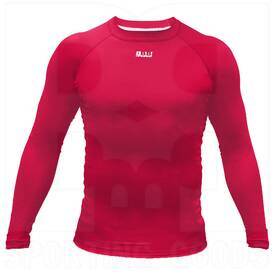 BBB Sports Athletic Performance Compression Long Sleeve Shirt Scarlet Red, Color: Scarlet Red, Size: M