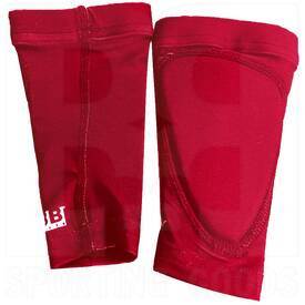 BBB Sports Padded Compression Forearm Sleeves Pair Scarlet Red, Color: Scarlet Red, Size: One Size