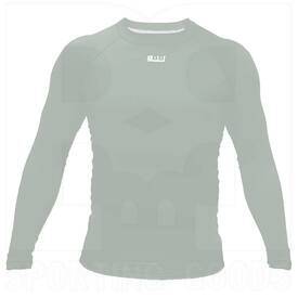 BBB Sports Athletic Performance Compression Long Sleeve Shirt Gray, Color: Gray, Size: YL