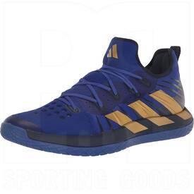 Adidas Men's Stabil Next General Indoor Court Shoe Lucid Blue/Matte Gold/Team Navy, Color: Royal Blue, Size: Men's 9/Women's 10.5
