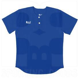 BBB Sports Two Button Baseball Softball Jersey Royal Blue, Color: Royal Blue, Size: YS