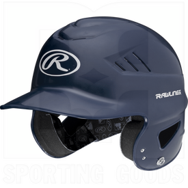 Rawlings Coolflo Molded Baseball Batting Helmet 6 ½” – 7 ½” Navy, Color: Navy Blue