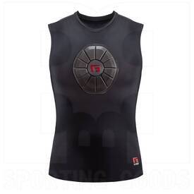 G-Form Pro Sternum Shirt Chest Guard Heart Protector Black, Color: Black, Size: XL